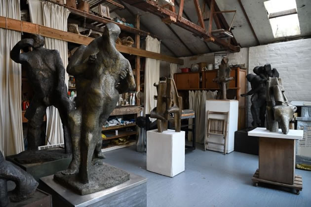 Alan Thornhill's studio has been largely untouched since his death 