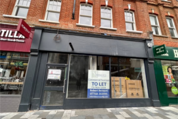 The planned location for the shop at 97 Putney High Street 