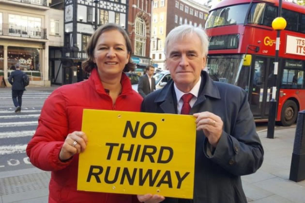 Fleur Anderson with John McDonnell MP