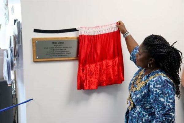 Mayor of Wandsworth Councillor Juliana Annan officially opens The View