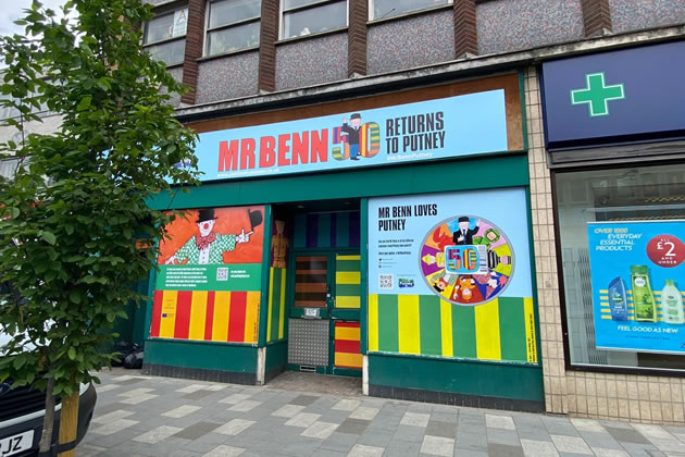 Mr Benn returns to Putney 