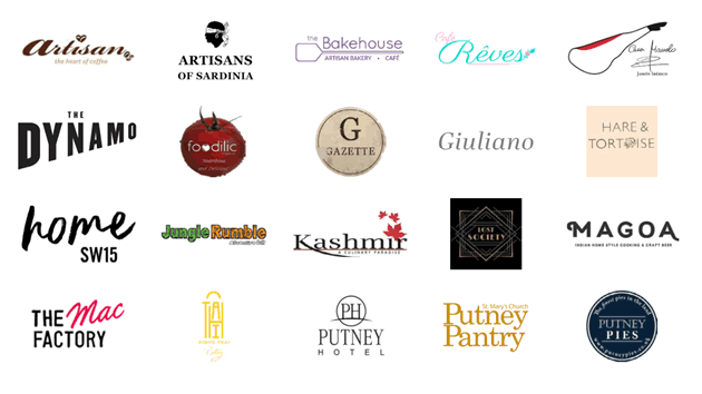 The businesses featured in the Putney cookbook