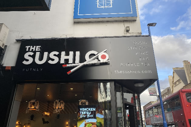 Sushi Co, Putney High Street.