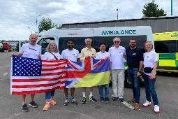 Putney Volunteers Drive Ambulances to Ukraine