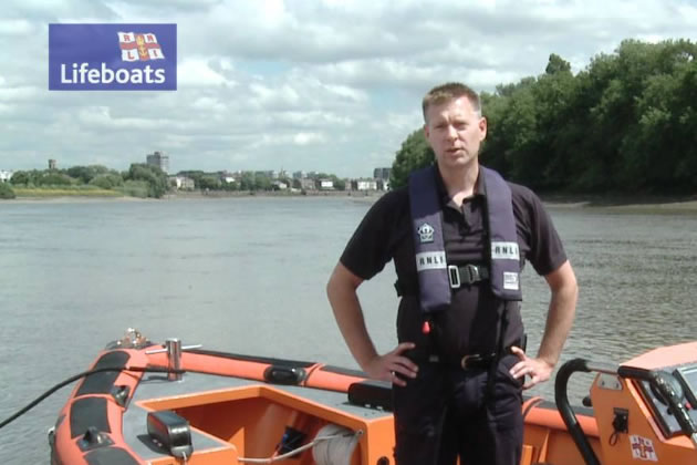 Wayne Bellamy, station manager at the Chiswick Lifeboat Station