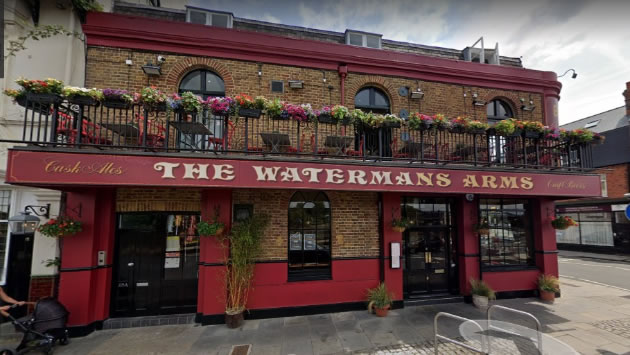 The Waterman's Arms in Barnes 