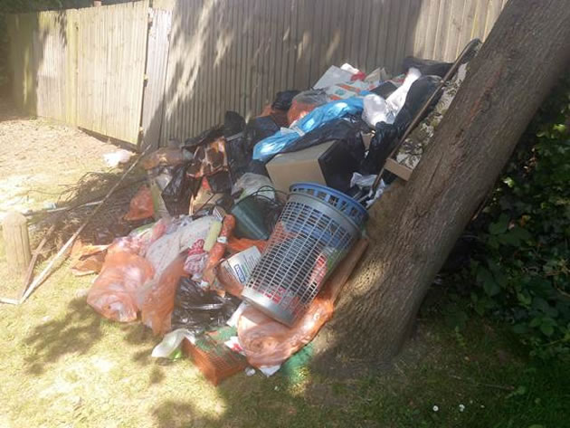 Flytipping remains a problem in the borough