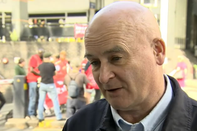 Mick Lynch says strike "will show the country just how important railway staff are to the running of the rail industry"