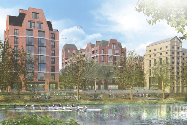 A visualisation of the scheme as viewed from Chiswick