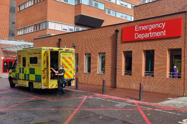 The Accident and Emergency unit at St. George's Hospital