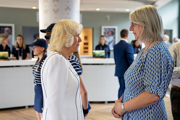 Founder of Southfields Reading Charity Meets Queen Camilla